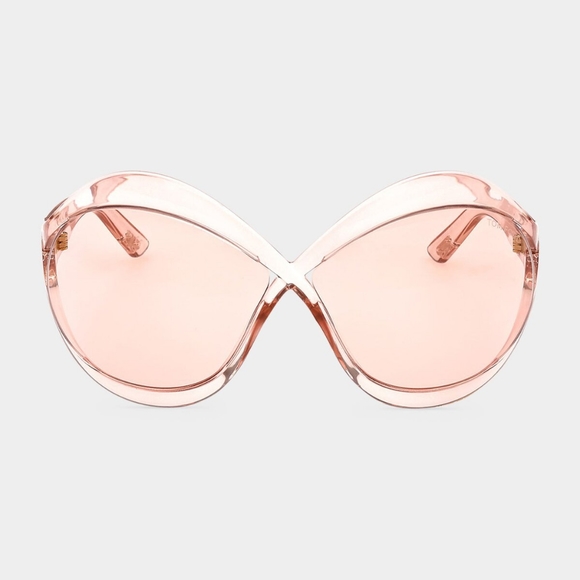 New - ? Original FORD Carine Cross-Bridge Acetate Butterfly Sunglasses - Pink main image 8